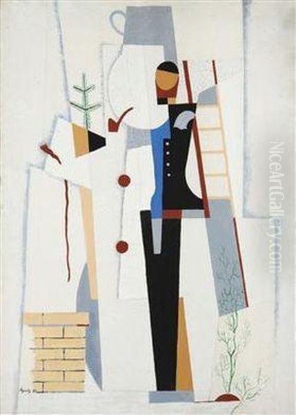 A Chimney Sweep And A Snowman - view 1