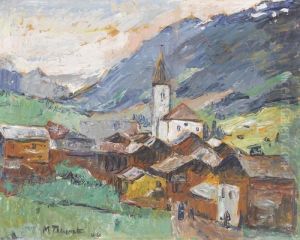 Ansicht Von Kippel Im Lotschental by Max Robert Theynet