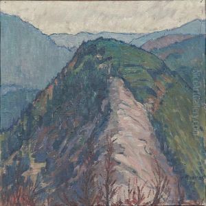 Landscape With Mountains by Albert Thomas
