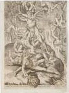 La Caduta Degli Angeli Ribelli by Philippe Thomassin