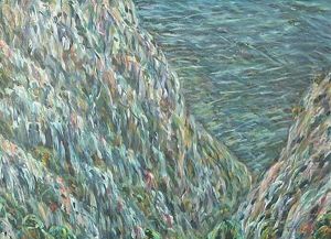 Costa Brava.
 Oleo Sobre Tabla. 53 X 73 Cms