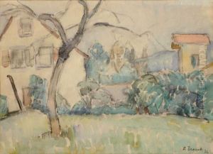 Jardin Devant La Maison by Georges-Albert Tresch