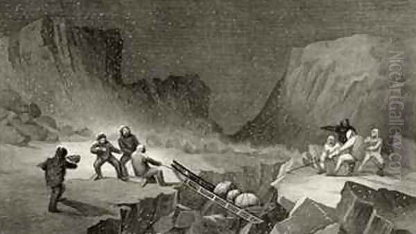 Crossing the Ice Belt at Coffee Gorge - view 1