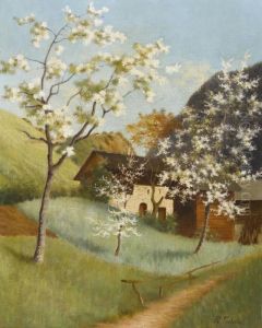Bluhende Obstbaume