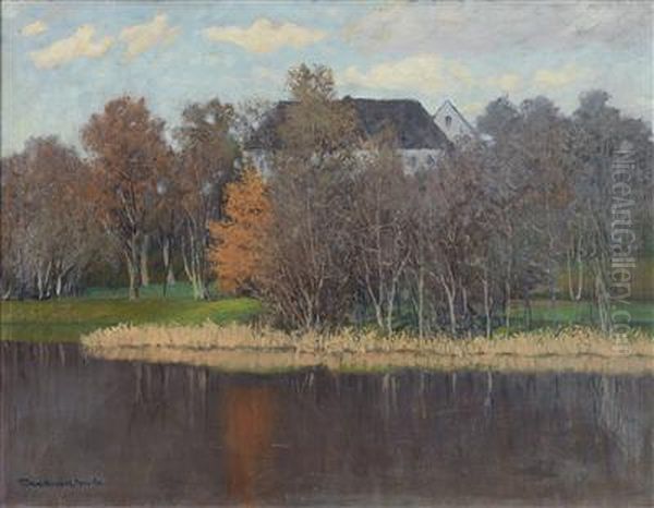 Herbstliche Flusslandschaft - view 1