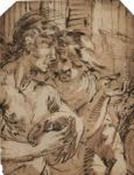 Deux Personnages En Buste - view 1