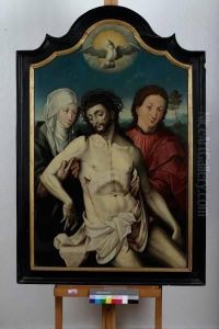 Kruisafname Met Maria En Johannes De Evangelist by Zoon Van De Verloren