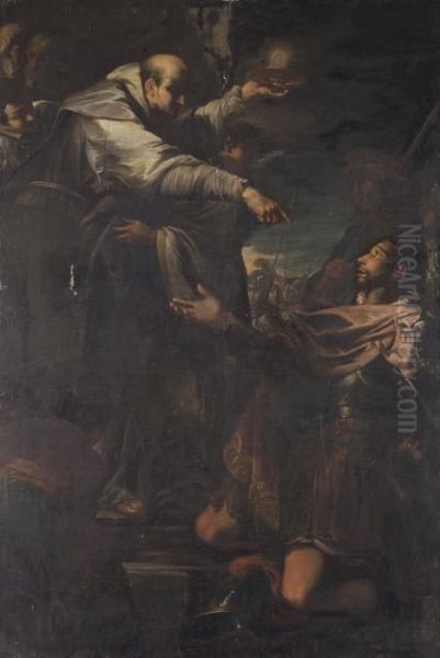 San Benedetto Dispensa La Comunione Al 
Duca Guglielmo Di Aquitania - view 1
