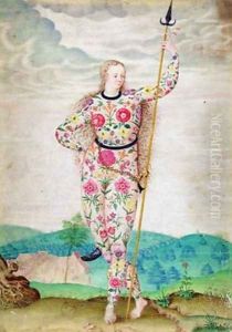 A Young Daughter of the Picts by Jacques le Moyne de Morgues