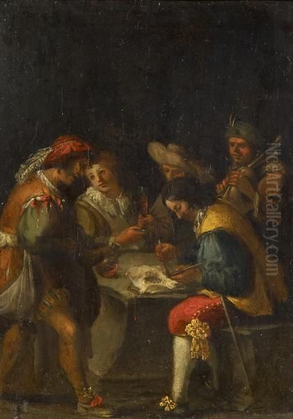 Musketeers In An Inn - view 1