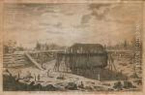 Vue De La Pierre Nommee Pierre De Grom, A Son Sortie De La Terre by Jakob Van Der Schley