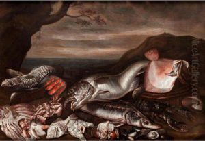 Grosses Fischstilleben by Isaac Van Duynen