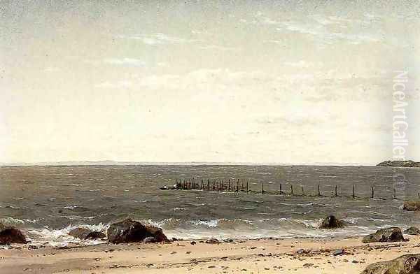 New England Beach Scene - view 1