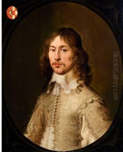 Portret Van Albrecht Schach Von Wittenauw by Jan Rutgers Van Niwael