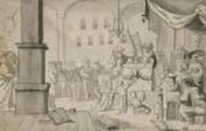 Syngagogue Interior by Constantijn Van Renesse