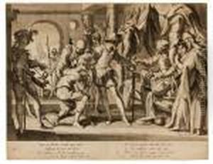 Il Conte Guglielmo Iii Di Olanda Ordina La Decapitazione Del Suo Ufficiale Giudiziario by Isaac Claesz. Van Swanenburg