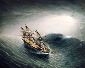 Schooner in a Stormy Sea by James E. Buttersworth