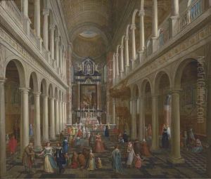 The Interior Of St. Charles Borromeo, Antwerp
