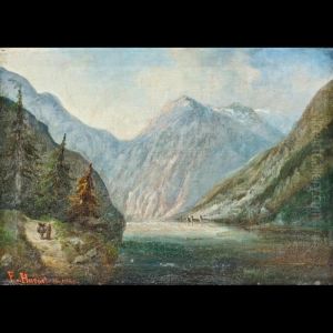 Lago Di Konigssee by Felix Freiherr Von Fuchs-Nordhoff