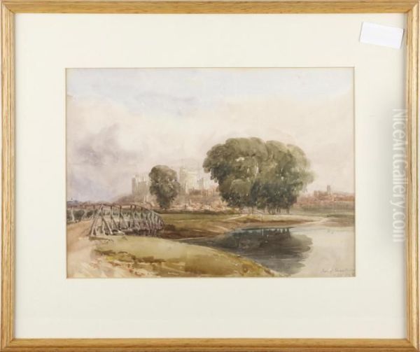 Windsor Castle From The Brocas Meadow - view 1