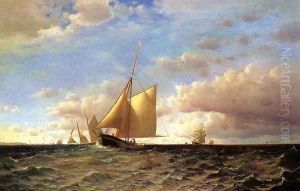 After the Equinotial, off Sandy Hook by Francis Augustus Silva