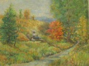 View Of A Country Road by Arthur B. Wilder