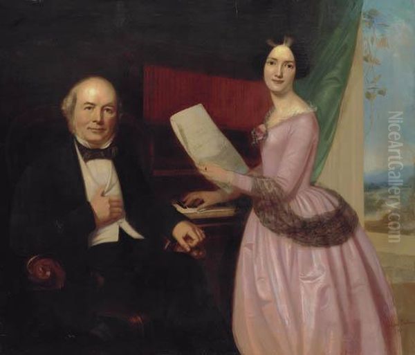 Double Portrait Of A Lady And Gentleman - view 1