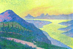 Sunset at Ambleteuse by Theo van Rysselberghe