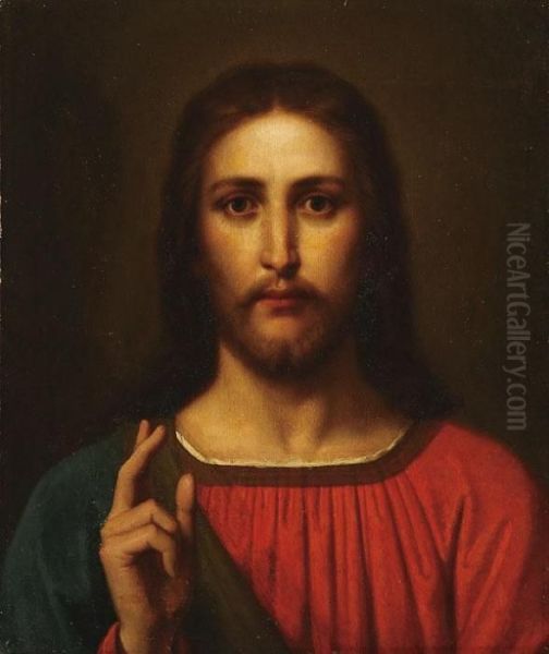 Portrait Of Christ Blessing - view 1