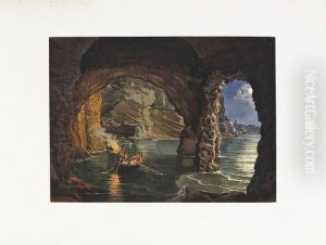 Grotta Presso Posillipo by Teodoro Guglielmo Witting