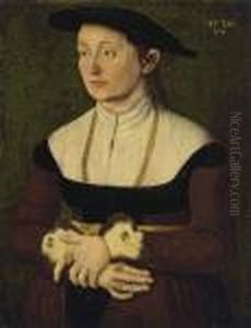 Portrait Of A Lady by Hans Wolf