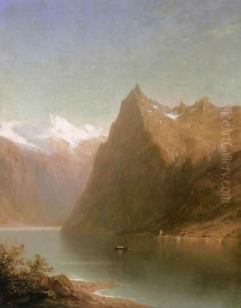 Mountain Lake Scene - view 1