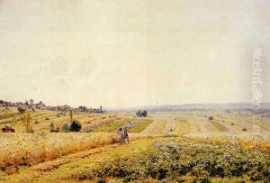Champs Savaine A Crignon Court (Oatfields) by Jean Ferdinand Monchablon