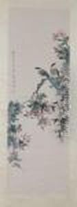 Birds On A Blossom Tree by Yan Bo Long