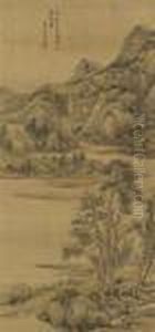 Landscape After Ni Zan by Wang Yu