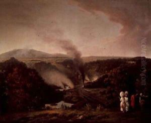 Afternoon at Coalbrookdale, 1777 by William Williams