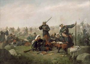 El descanso en la marcha (The rest in the march) by Jose Benlliure Y Gil