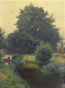 "am Muhlbach" by Rudolf Zelenka