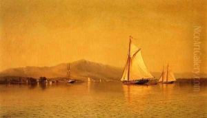 On the Hudson Near Haverstraw by Francis Augustus Silva
