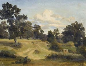 Sommerlandschaft Mit Feldweg by Maximilian August Zimmermann