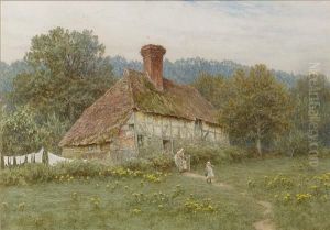 Cottage Near Blackdown, Sussex by Helen Mary Elizabeth Allingham