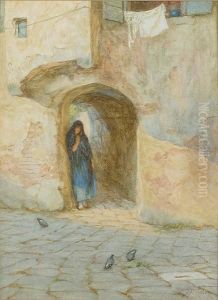 Campiello Delle Steope, Venice by Helen Mary Elizabeth Allingham
