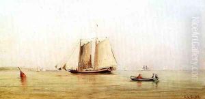 Morning in New York Bay by Francis Augustus Silva