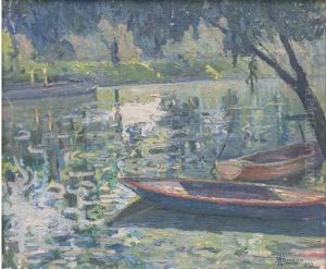 Lac Dans Un Parc