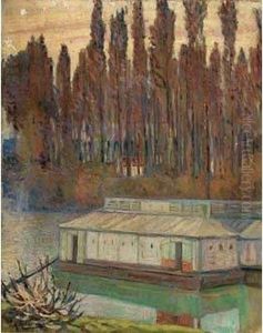 Moret-sur-loing, Le Bateau-lavoir by Alexander Altmann