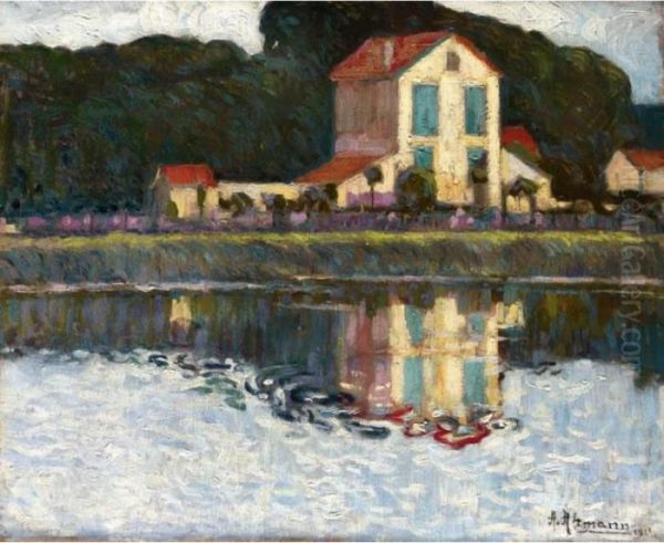 River In Springtime - view 1