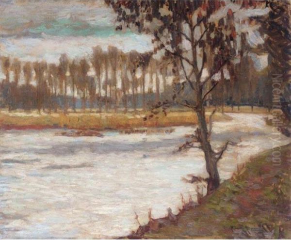 Autumn Landscape With Lake - view 1