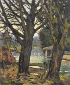 Trees By The River by Alexander Altmann