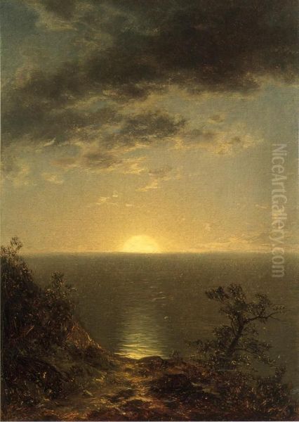 Moonrise on the Coast - view 1