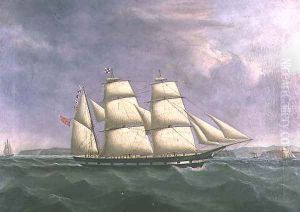 The Barque Norfolk off Cork by John Scott
